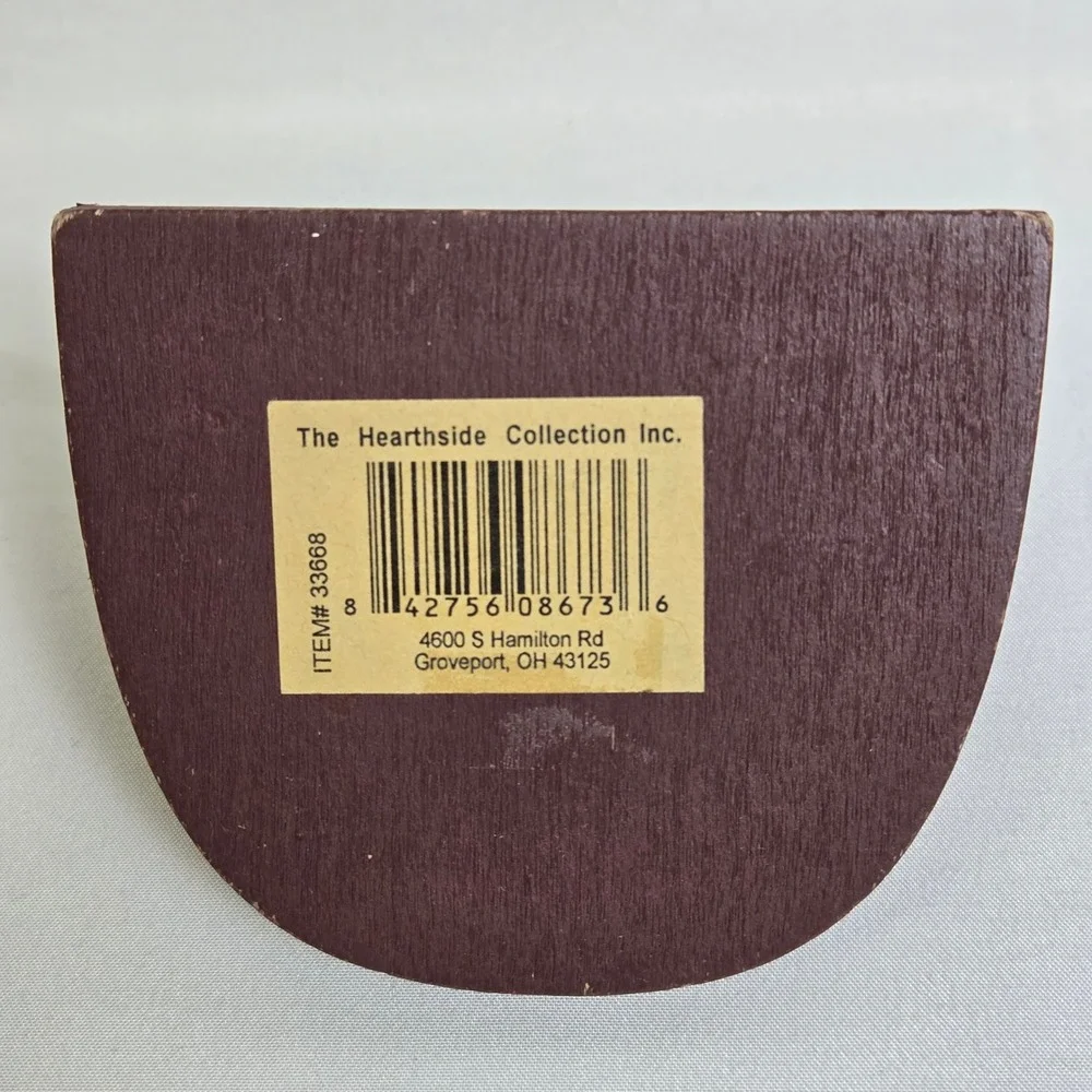 Hearthside Collection Wooden Tealight Candle Holder, My Heart Belongs To Grandma